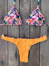 Bikini Basic Cheeky Bottom Triangle Top Pitaya