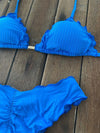 Bikini Wide Sides Ripple Blue Skies (textured)